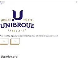Sites similar to unibroue.com