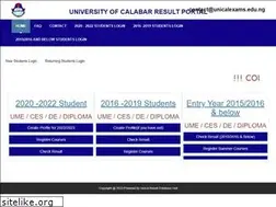 Sites similar to unicalexams.edu.ng