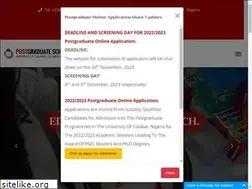 Sites similar to unicalonline.edu.ng
