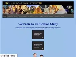 Sites similar to unificationstudy.com