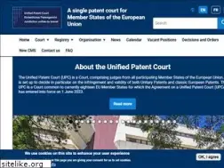 Sites similar to unified-patent-court.org