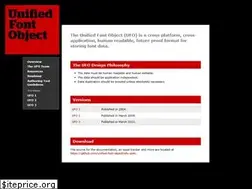 Sites similar to unifiedfontobject.org