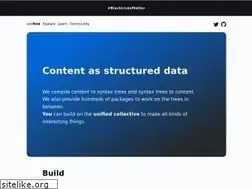 Sites similar to unifiedjs.com