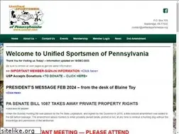 Sites similar to unifiedsportsmenpa.org