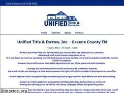 Sites similar to unifiedtitle.net
