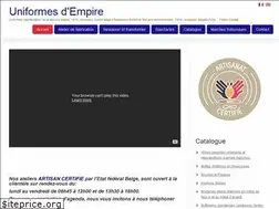 Sites similar to uniformesdempire.be