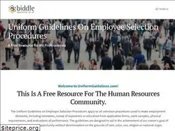 Sites similar to uniformguidelines.com