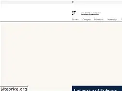 Sites similar to unifribourg.ch
