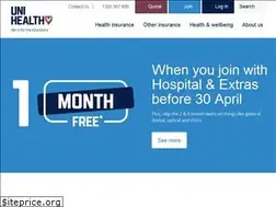 Sites similar to unihealthinsurance.com.au