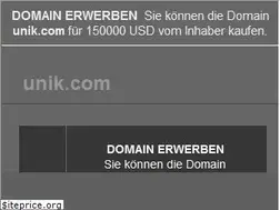 Sites similar to unik.com