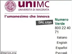 Sites similar to unimc.it