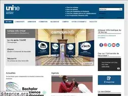 Sites similar to unine.ch