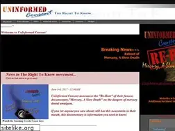 Sites similar to uninformedconsent.org