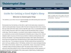 Sites similar to uninterruptedsleep.com