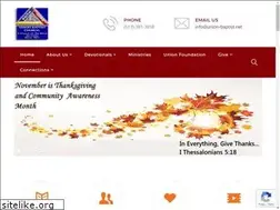 Sites similar to union-baptist.net