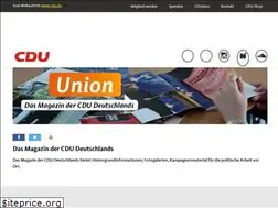 Sites similar to union-magazin.cdu.de