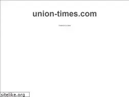 Sites similar to union-times.com