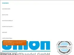 Sites similar to union-wertstoffhandel.de