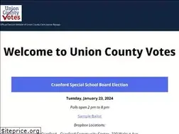 Sites similar to unioncountyvotes.com