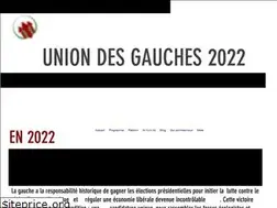 Sites similar to uniondesgauches2022.org