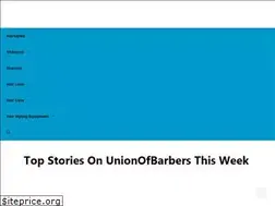 Sites similar to unionofbarbers.com