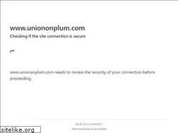 Sites similar to uniononplum.com