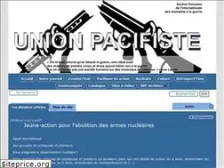 Sites similar to unionpacifiste.org