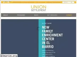 Sites similar to unionsettlement.org
