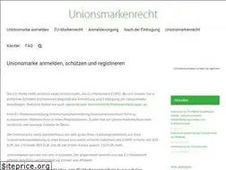 Sites similar to unionsmarkenrecht.de