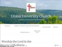 Sites similar to unionuniversitychurch.org