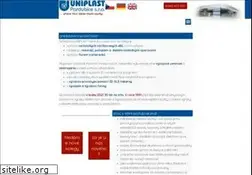 Sites similar to uniplast.cz