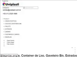 Sites similar to uniplasti.com.br