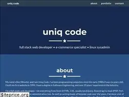 Sites similar to uniqcode.com