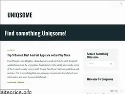 Sites similar to uniqsome.wordpress.com