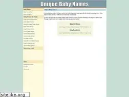 Sites similar to unique-baby-names.org