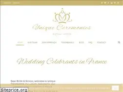 Sites similar to unique-ceremonies.com