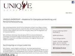 Sites similar to unique-leadership.de