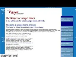 Sites similar to unique-names.com