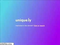Sites similar to unique.ly