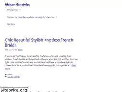Sites similar to uniqueafricanhairstyles.com