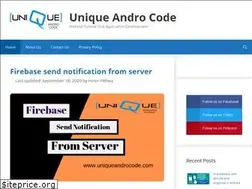 Sites similar to uniqueandrocode.com
