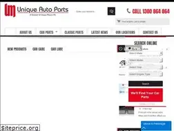 Sites similar to uniqueautoparts.com.au