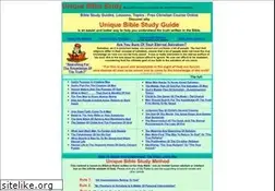 Sites similar to uniquebiblestudy.com