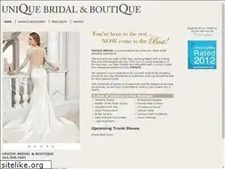 Sites similar to uniquebridalandboutique.com