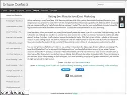 Sites similar to uniquecontacts.blogspot.com