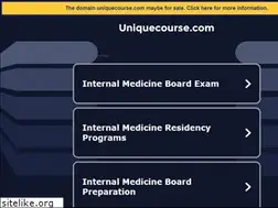 Sites similar to uniquecourse.com