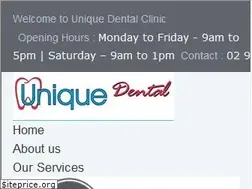 Sites similar to uniquedental.com.au
