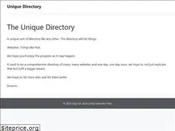 Sites similar to uniquedirectory.co.uk