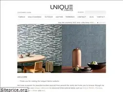 Sites similar to uniquefabrics.com