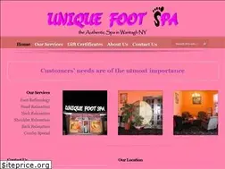 Sites similar to uniquefootspa.com